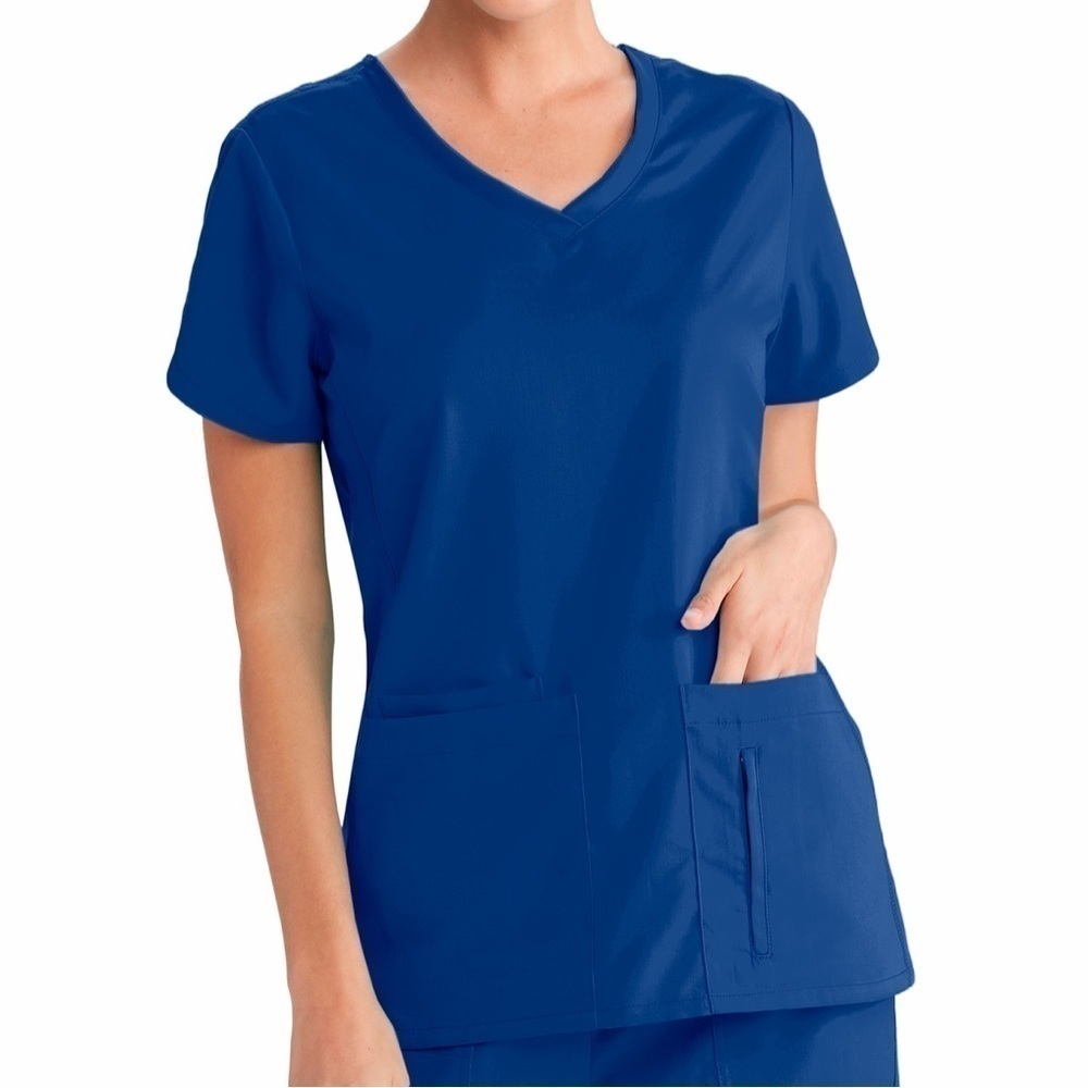 Grey’s Anatomy Barco Active Scrub Top Short Sleeve Blue